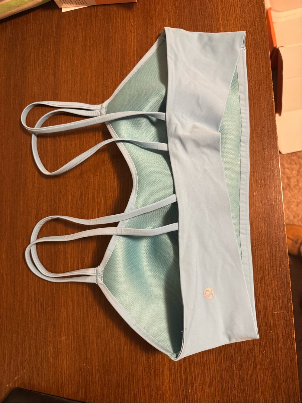 Lululemon Like a Cloud Bra - Washed Blue, Light Support (B/C Cup) size 12 - Picture 3 of 4